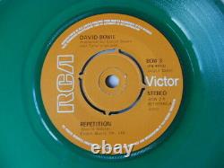 GREEN VINYL LIMITED EDITION DAVID BOWIE D. J. 1st UK PRESS 1979 RCA, NEAR MINT DJ