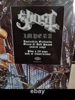 Ghost Impera Australian Tour Exclusive Green & Gold COLOURED VINYL LP RECORD