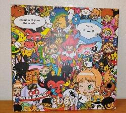 Gitaroo Man Vinyl 2x Pink Green LP Record Video Game Music VGM OST Guitar Pick