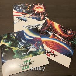 Gradius Trilogy I II III Konami Records Like New Shiptoshore Clear And Green
