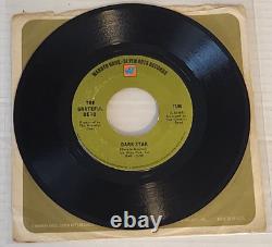 Grateful Dead Dark Star / Born Cross-Eyed 1968 Green Label 7 45RPM 7186