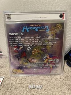 Green AMG 10 Piggybanx x Steve Aoki Hiroquest 3 Graded Vinyl Record #16/50