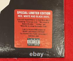 Green Day American Idiot Red, White and Black Color Vinyl 2LP RSD 2015 SEALED