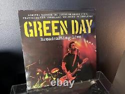 Green Day Broadcasting Live LP Green Vinyl Record Limited /500 Import Ex/Ex