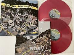 Green Day Demolicious 2xLP Red Colored Vinyl Limited Edition RSD Exclusive