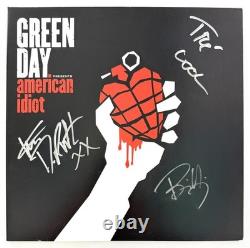 Green Day Full Band Signed Autograph American Idiot Album Vinyl Record JSA COA