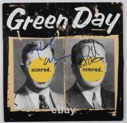 Green Day JSA Signed Autograph Album Record Vinyl Billie Joe Nimrod