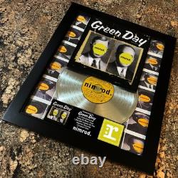 Green Day (Nimrod) Platinum Music Award Vinyl LP Record CD