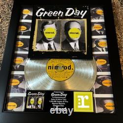 Green Day (Nimrod) Platinum Music Award Vinyl LP Record CD
