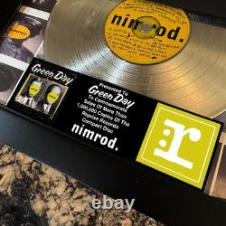 Green Day (Nimrod) Platinum Music Award Vinyl LP Record CD