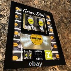 Green Day (Nimrod) Platinum Music Award Vinyl LP Record CD