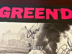 Green Day Signed Saviors Vinyl Record Auto Coa Dirnt Cool Armstrong Beckett Loa