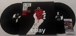 Green Day Tre Cool Signed American Idiot Lp Vinyl Record Album Jsa Coa