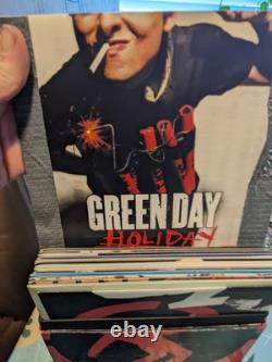 Green Day Ultimate Collectors Box Set 7 45 used, lid ripped otherwise good