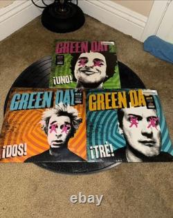 Green Day Uno Dos Tre RARE 3 Vinyl Lot LP Record SEALED MINT CONDITION