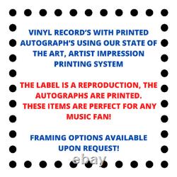 Green Day With Printed Signed Autograph Vinyl Record Art With Frame