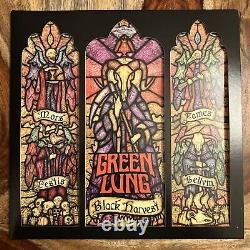 Green Lung Black Harvest SIGNED SLEEVE GOLD VINYL LP RARE