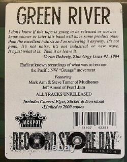 Green River 1984 Demos Vinyl LP Record Store Day, 2016 Pearl Jam, Ament