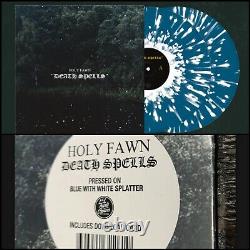 HOLY FAWN Death Spells 2 LP Blue White Splatter Vinyl SEALED-cursetheknife whirr