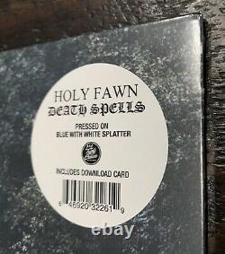 HOLY FAWN Death Spells 2 LP Blue White Splatter Vinyl SEALED-cursetheknife whirr