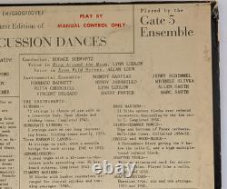 Harry Partch Plectra & Percussion Dances 1953 Subscriber Ed (17/500) Signed