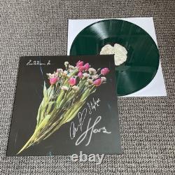 Her's Invitation To Her's Vinyl Record SIGNED Swamp Green 2018 Very Rare Hers