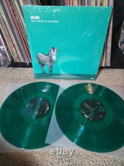 Hum Youd Prefer An Astronaut 2lp Rare Green Vinyl 2023 Press Shrink/Gatefold NM