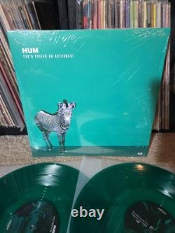 Hum Youd Prefer An Astronaut 2lp Rare Green Vinyl 2023 Press Shrink/Gatefold NM