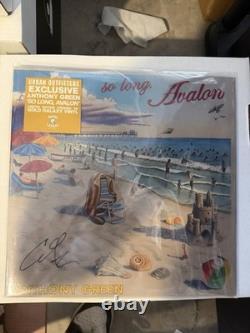 IN HAND SIGNED Anthony Green So Long, Avalon Gold Galaxy Vinyl Record /100