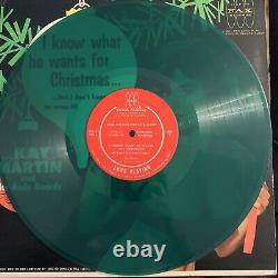 I Know What He Wants For Christmas Kay Martin Adult Vinyl Record FAX GREEN LP