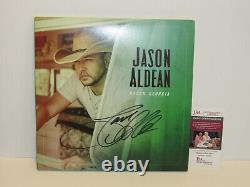 JASON ALDEAN Macon Georgia 3LP NEW GREEN VINYL AUTOGRAPHED HAND SIGNED JSA COA