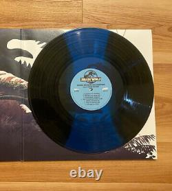JURASSIC WORLD Mondo Vinyl LP Record RAPTOR Green Blue Stripe VARIANT
