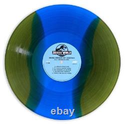 JURASSIC WORLD Original Soundtrack Mondo 2xLP GREEN BLUE STRIPE VINYL SEALED