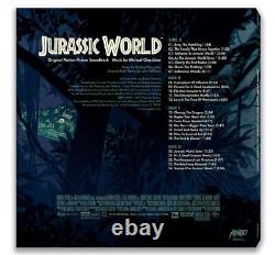 JURASSIC WORLD Original Soundtrack Mondo 2xLP GREEN BLUE STRIPE VINYL SEALED