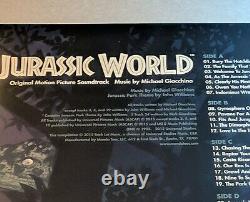 JURASSIC WORLD Original Soundtrack Mondo 2xLP GREEN BLUE STRIPE VINYL SEALED
