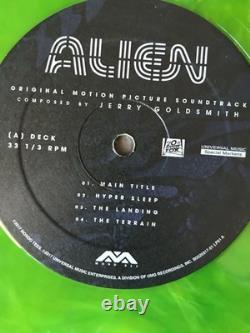 Jerry Goldsmith Alien OST (Mondo 2017 2xLP Acid-Blood Green) NM
