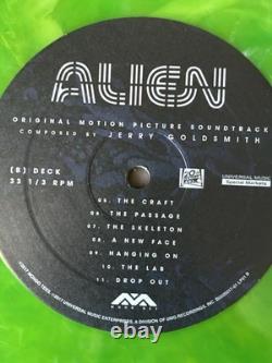 Jerry Goldsmith Alien OST (Mondo 2017 2xLP Acid-Blood Green) NM