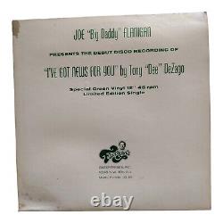 Joe Big Daddy Flanigan I've Got News For You Tony Dee Green Vinyl Disco 1978