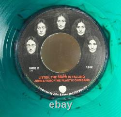John Lennon / Happy Xmas (War Is Over) / Marbleized Black & Green'71 45 / VG+++