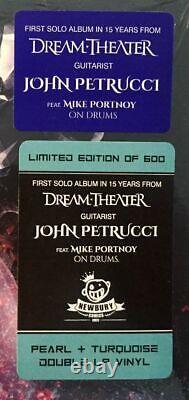John Petrucci Terminal Velocity (Pearl / Turquoise 2-LP + Signed Card) Portnoy