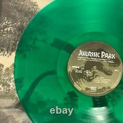 Jurassic Park- 2 x LP Transparent Green Vinyl OOP John Williams