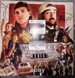 KEVIN SMITH JASON MEWES Signed Jay Silent Bob Reboot Green Vinyl Record JSA