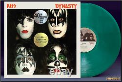 KISS Dynasty LP on GREEN COLOR VINYL New SEALED 45th Anniversary WITH POSTER