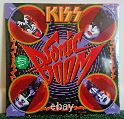 KISS Sonic Boom 2010 Green Vinyl Sealed LP Kiss Records 200902