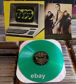 KRAFTWERK Computer World 1981 LP SCARCE GREEN VINYL Record WB HS3549 withInsert