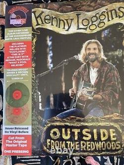 Kenny Loggins Outside From The Redwoods Lp New! Rsd Marbelwood Green & Brown