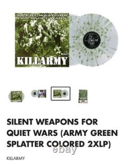 Killarmy Silent Weapons For Quiet Wars Vinyl Lp Splatter Green /100, WU-Tang NEW