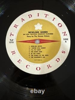 Kossoy Sisters / Bowling Green LP Tradition Records TLP 1018 Really Nice Shape