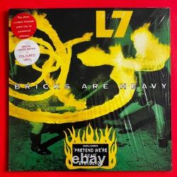 L7 Vinyl Record Bricks Are Heavy Limited Edition Green Vinyl 1992