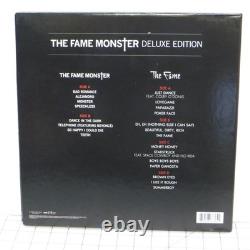 Lada Gaga The Fame Monster 3-LP Color Vinyl Record Set (Silver & Clear Green)